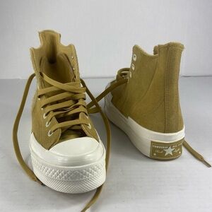 ** Converse Chuck 70 Plus High Top Suede Sneakers Dunescape Unisex